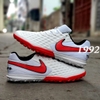 Giày Bóng Đá Nike Tiempo 8 Pro Trắng Đế Đỏ TF