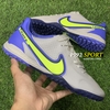 Giày Bóng Đá TQ Nike React Tiempo Legend 9 Pro Xám Gót Tím HQ TF