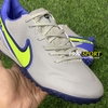 Giày Bóng Đá TQ Nike React Tiempo Legend 9 Pro Xám Gót Tím HQ TF