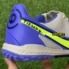 Giày Bóng Đá TQ Nike React Tiempo Legend 9 Pro Xám Gót Tím HQ TF