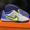 Giày Bóng Đá TQ Nike React Tiempo Legend 9 Pro Xám Gót Tím HQ TF