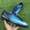 Giày Bóng Đá Nike Mercurial Vic 6 Xanh Biển Đen Lưỡi Gà Liền TF