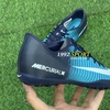 Giày Bóng Đá Nike Mercurial Vic 6 Xanh Biển Đen Lưỡi Gà Liền TF