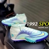 Giày Bóng Đá Nike Mercurial Superfly 8 Academy MDS005 Trắng Tím Xanh Ngọc V2 TF