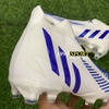 Giày Bóng Đá TQ Adidas Predator Edge.3 Trắng Vạch Xanh Biển HQ FG