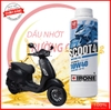 Combo Nhớt tổng hợp 4T Scooter Ipone Scoot 10W-40 1L và hộp số 125ML