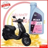 Combo Nhớt Kixx Ultra Scooter Fully Synthetic 5W40 800ml và hộp số kixx 120ml danh cho xe ga