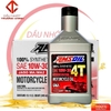 Nhớt AMSOIL 10W30 4T Synthetic JASO MA2 – Xe Số Côn Tay Made in USA