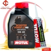Nhớt Motul Scooter Power 5W40  tổng hợp dành cho xe ga