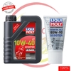 Combo nhớt Liqui Moly Scooter Race 10W40 +Hộp số liqui 150ML