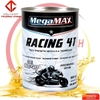Nhớt tổng hợp 100% MegaMax Racing 4T 10w40 dành cho xe máy, tay côn