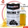 Nhớt tổng hợp 100% MegaMax Racing 4T 10w40 dành cho xe máy, tay côn