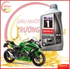 Nhớt Mobil 1 Racing 10W40 thùng 6 bình dành cho xe số , tay côn