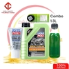 Combo Nhớt Liqui Moly Molygen Scooter 5W30 -10W40 tổng hợp 100% chuyên dành cho xe ga + Hộp số Liqui 150ml