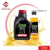 Thùng, 1/2 thùng Nhớt Motul 3100 gold 10W40 dành cho xe số, tay côn