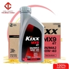 Thùng Nhớt Kixx MX9 4T Fully Synthetic 10W40 hàng chính hãng nhập khẩu Hàn Quốc