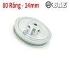 [Pulley GT2] Bánh răng motor - 80 răng