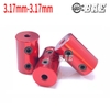 Khớp nối trục màu đỏ 3.17mm 3.17mm