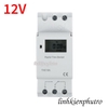 Công tắc hẹn giờ kỹ thuật số 12V THC15A DIN Rail