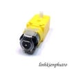 Motor giảm tốc nhựa TT 6V trục nhựa lắp ráp xe robot