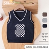 DA2269 Áo gile len BT cổ tim