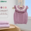 DA2267 Áo gile len bé gái