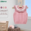 DA2267 Áo gile len bé gái