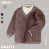 DA2271 Áo len cổ tim dài tay BT