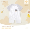 Body cài lệch cộc tay