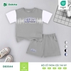 Bộ cổ tròn cộc tay bé trai Dokma
