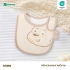 Yếm cài khuy phối tai