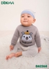 DA2268 Áo cổ tròn dài tay