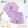 Bộ cộc tay bé gái Dokma