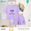 Bộ cổ tròn cộc tay BG