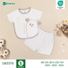 Bộ cài lệch cộc tay