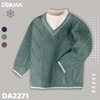 DA2271 Áo len cổ tim dài tay BT