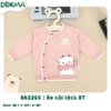 DA2265 Áo cài lệch dài tay