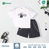 Bộ cổ tròn cộc tay bé trai Dokma
