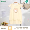 Bộ cổ tròn cánh tiên bé gái Dokma