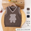 DA2269 Áo gile len BT cổ tim
