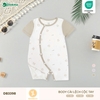 Body cài lệch cộc tay