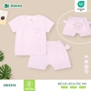 Bộ cài lệch cộc tay sơ sinh Dokma