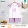 Bộ cổ tròn cánh tiên bé gái Dokma