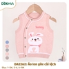 DA2262 Áo len gile cài lệch