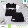 Bộ cổ tròn cộc tay bé trai Dokma
