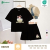 Bộ cổ tròn cộc tay BG
