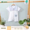 Body cài giữa cộc tay kèm yếm (1-9M)