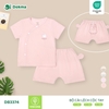 Bộ cài lệch cộc tay sơ sinh Dokma