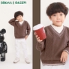 DA2271 Áo len cổ tim dài tay BT