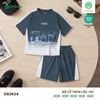 Bộ Cổ Tròn Cộc Tay Bé Trai